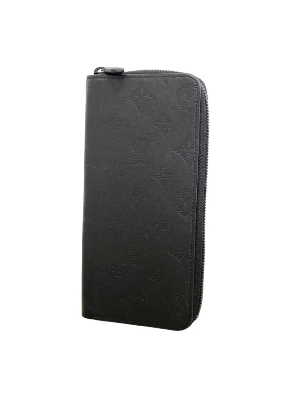 Louis Vuitton Wallet Monogram Shadow Zippy Vertical Black